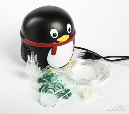 Небулайзер, ингалятор, компрессорный, «Пингвинчик