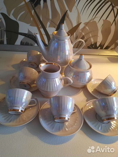 Изящный кофейный сервиз Минский фз 80-е г