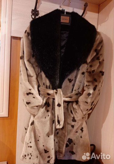 Шуба экомех (чебурашка)