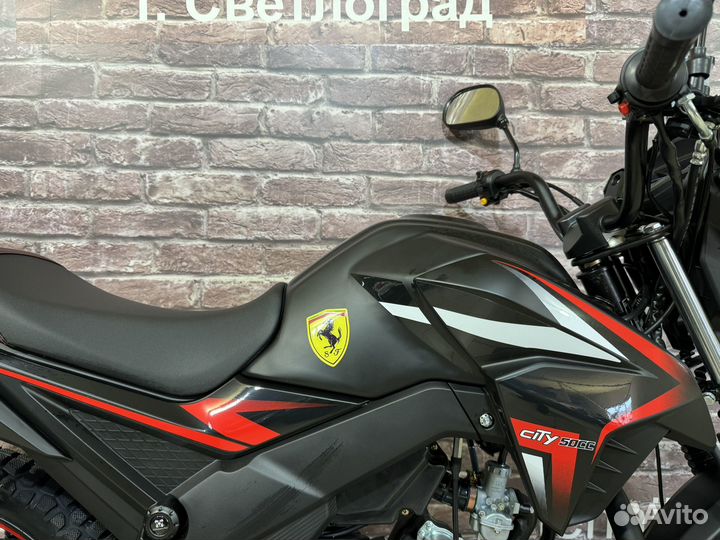 Мопед Alpha City 125сс Black Matt(2024г)