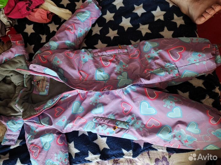 Зимний комбинезон для девочки 104