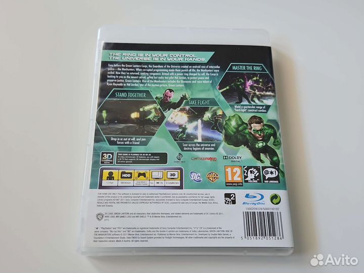 Зеленый Фонарь/Green Lantern PS3
