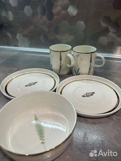 Набор посуды Porland (фарфор, Турция)