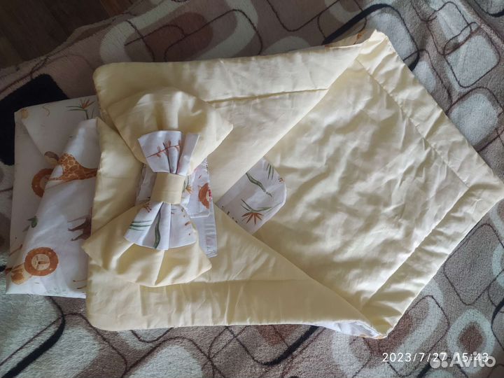 Костюм,конверт на выписку летний-осенний новый