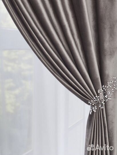 Шторы бархат Lux norka (Пошив штор)