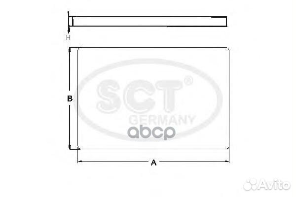 Фильтр салонный SA1213 SCT