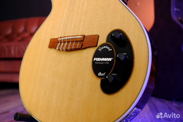 Электроклассическая гитара Cort (Комплект)