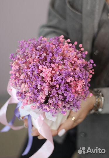 Цветы. Композиция из гипсофилы