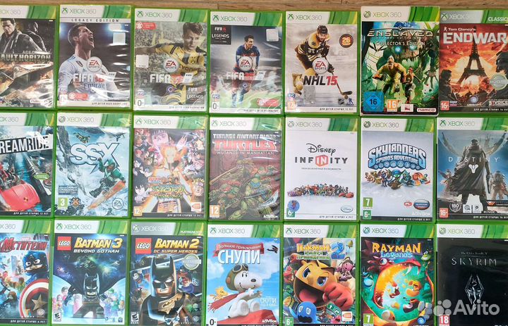 Игры на Xbox 360 Лицензионные и на Kinect