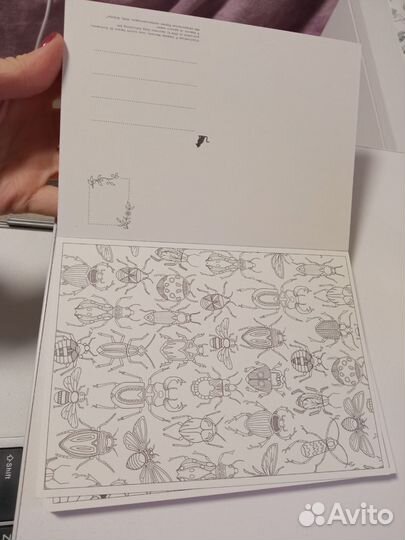 Раскраска антистресс Таинственный сад