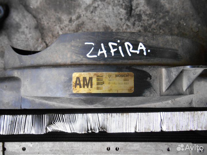 Вентилятор охлаждения радиатора Opel Zafira A F75