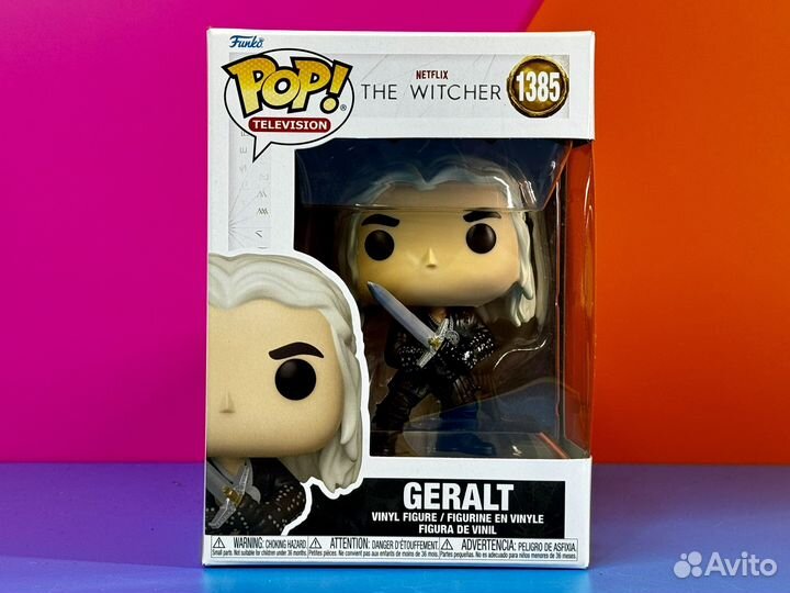 Funko Pop 1385 Geralt Holding Sword (The Witcher)