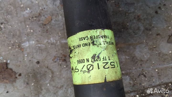 Кардан Cadillac SRX, 2009