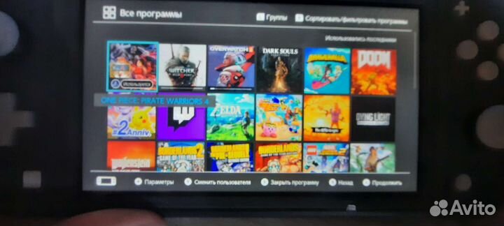 Nintendo Switch Lite с играми