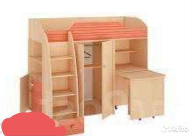 Кровать чердак