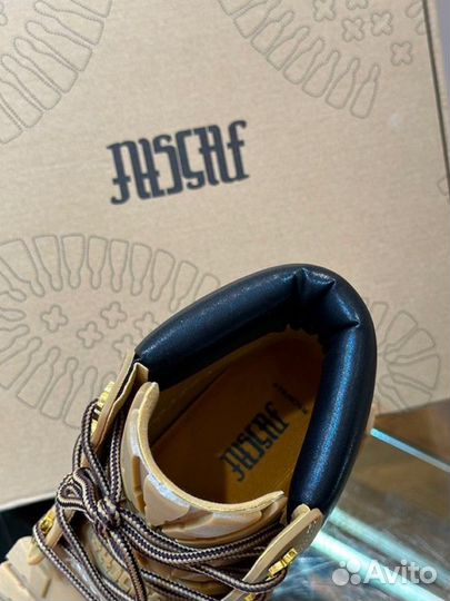 Ботинки мужские весенние Mschf 2x4 высокие из коЖи