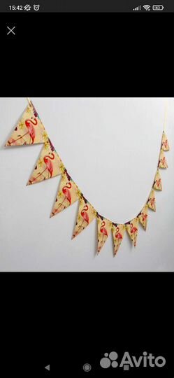 Гирлянда фламинго