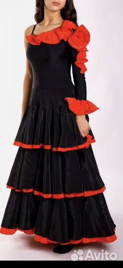 Костюм испанки фламинко