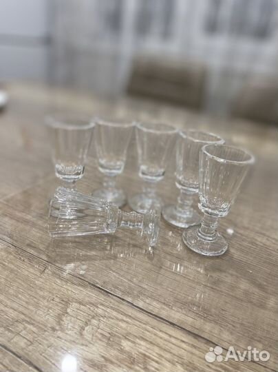 Рюмка лафитники хрустальная