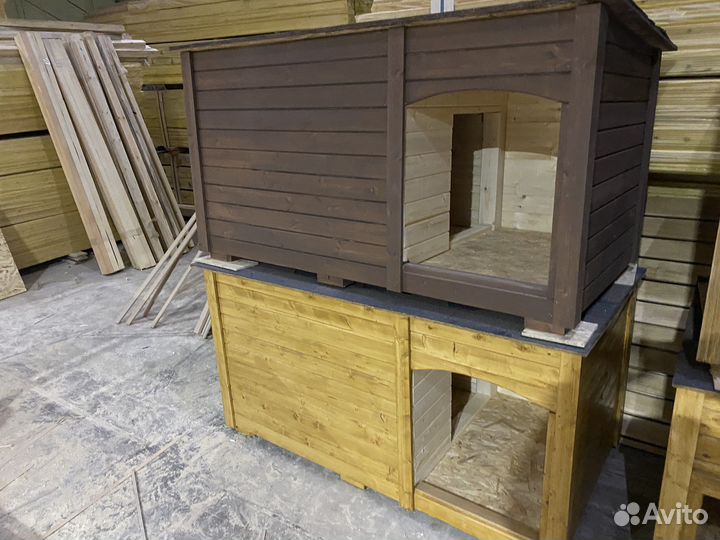 Будка для собаки утепленная