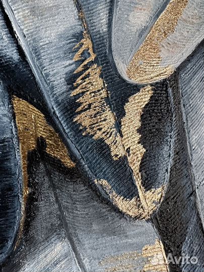 Картина на холсте «Сизые перья«