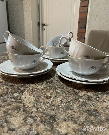 Сервиз чайный ГДР Roschutz