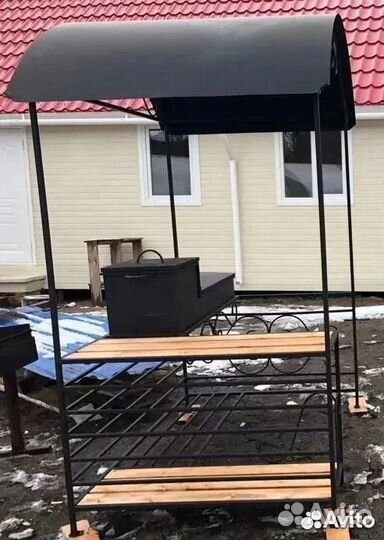 Мангал с крышей №467