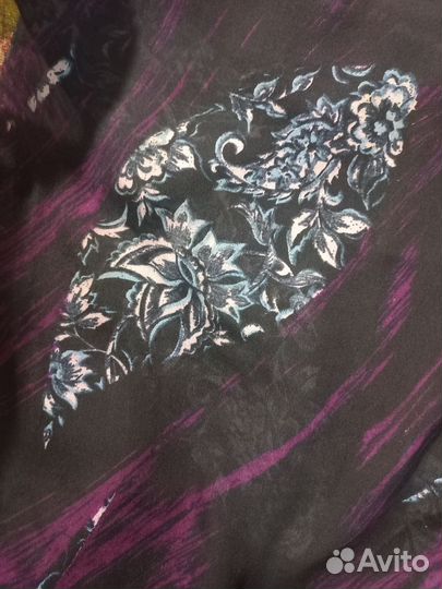 Ткань натуральный шелк шифон СССР