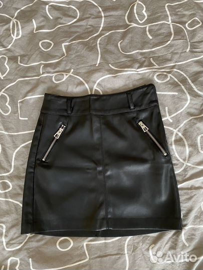 Кожаная юбка Bershka