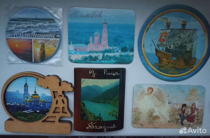 Магниты достопримечательности на холодильник