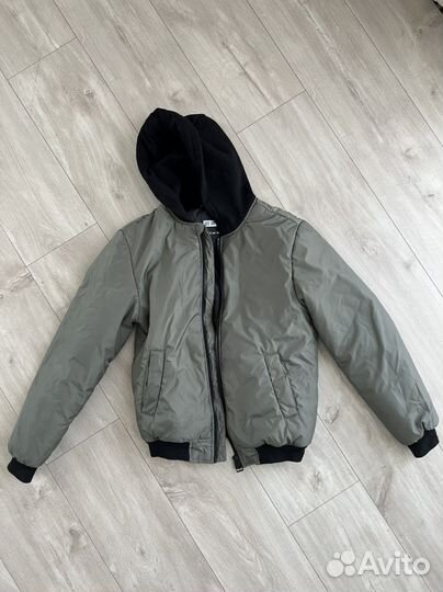 Куртка бомбер, весна, на мальчика, на рост 152