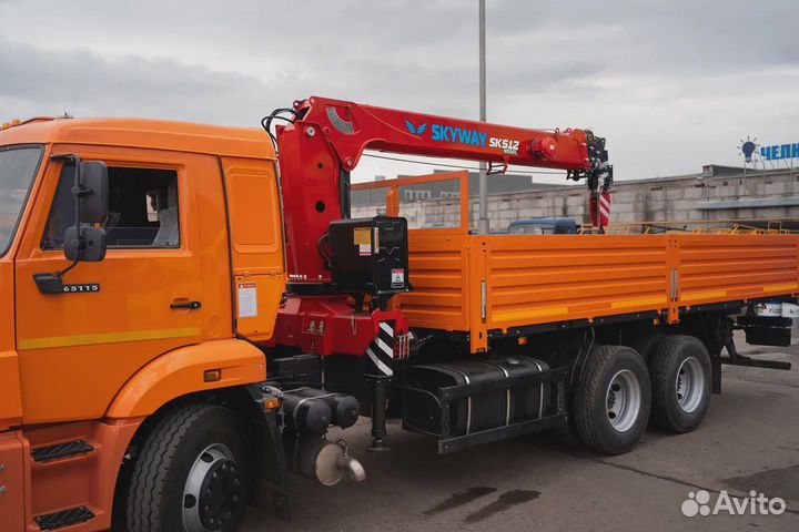 КамАЗ 65115-3094-48 с КМУ, 2023