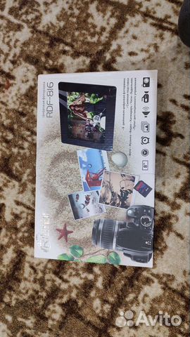 Цифровая фоторамка ritmix rdf-816