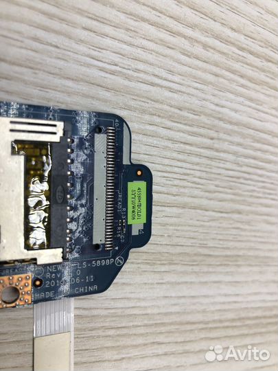 Плата картридера NEW70 LS-5898P Rev:1.0