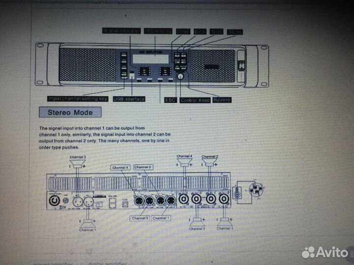 Усилитель мощности с цифровым процессором