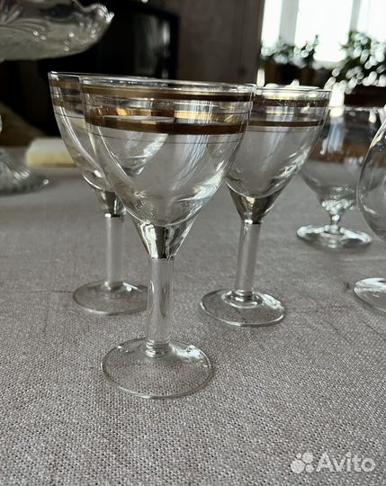 Наборы коньячных рюмок бокалов СССР bohemia