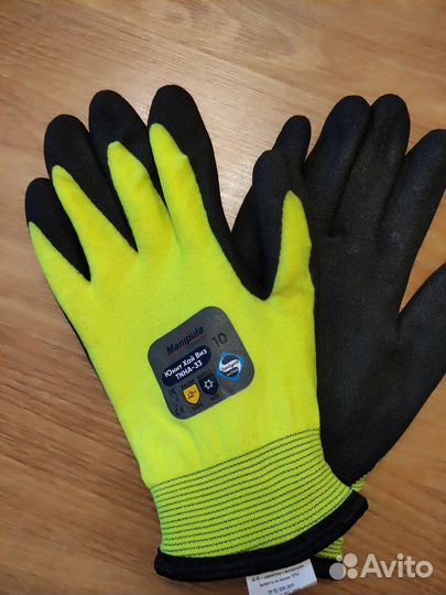 Защитные рабочие перчатки Manipula Юнит Хай Виз