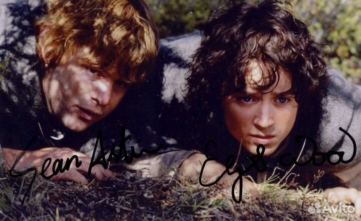 Автограф, Элайджа Вуд и Шон Эстин (Властелин Колец