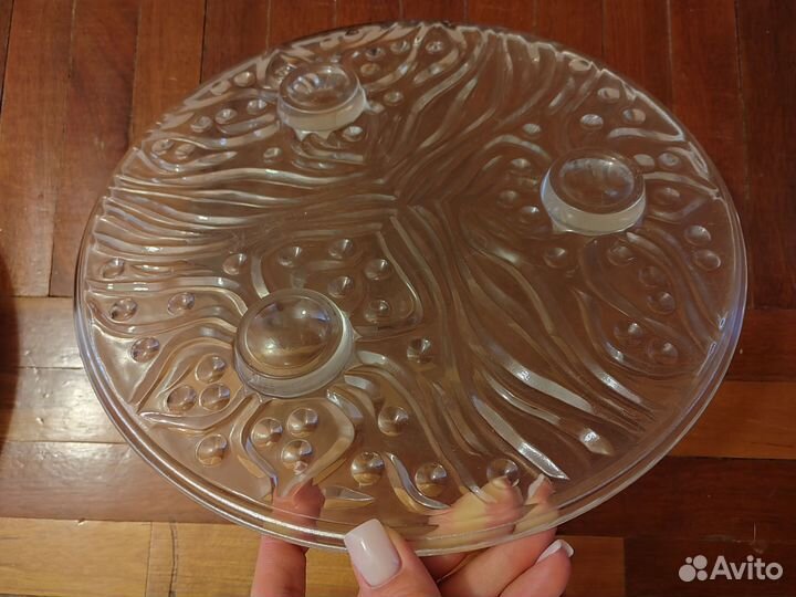 Блюдо стеклянное СССР