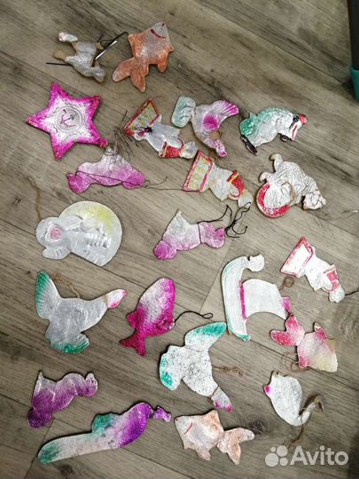 Елочные игрушки СССР советские старые