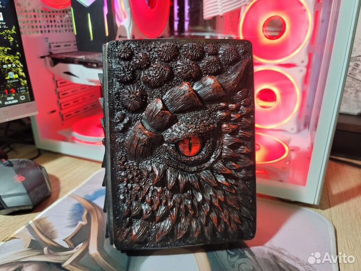 Блокнот, книга, с Драконом