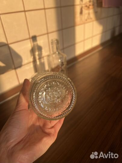 Ваза, подсвечник 3 шт, бутылка стеклянная