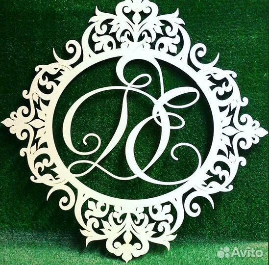 Монограмма на свадьбу (герб)