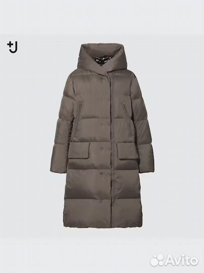 Пуховик uniqlo jil sander xs