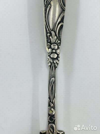 Щипцы для сахара Цветы Серебро 84 пробы