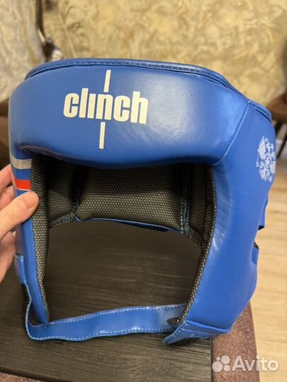 Шлем, перчатки Clinch (детские) и ракушка Demix