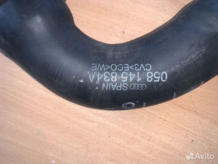 Патрубок интеркулера vw passat b5 1.8 1.9