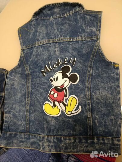 Юбка, жилетка, шорты джинсовые