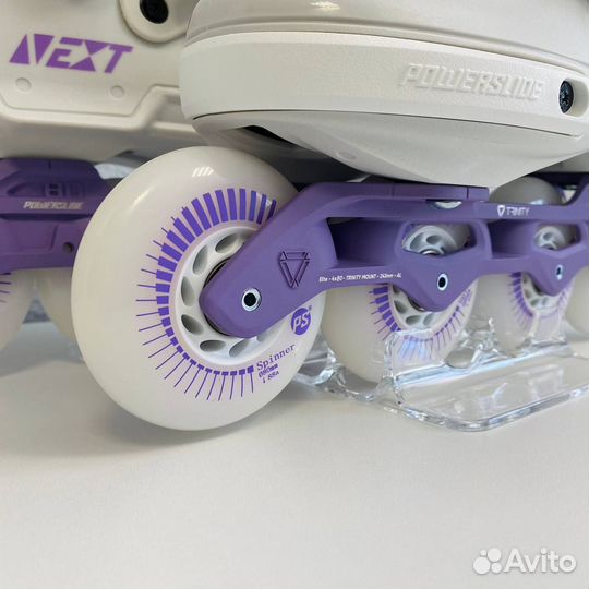 Ролики powerslide Next White Purple 80