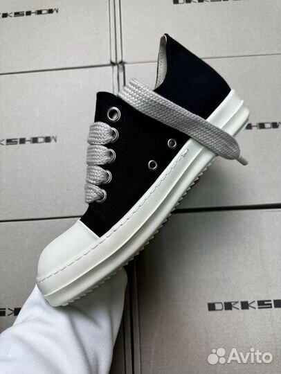 Кеды мужские Rick Owens Drkshdw Low Jumbo Lace